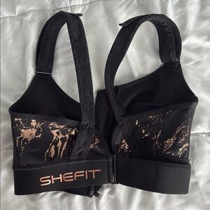 Shefit Luxe Flex Black Sports Bra